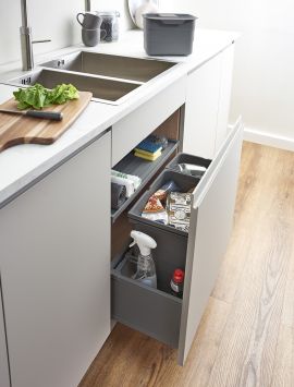 ECO-sink for 600mm Cabinet, Orion Grey. For Quooker Boiling Tap