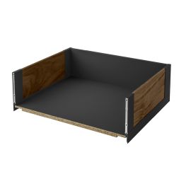 LEGRABOX Free Walnut C Height (177mm) - Carbon Black