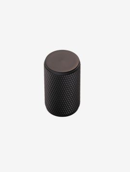 Knurled Knob - Matt Black