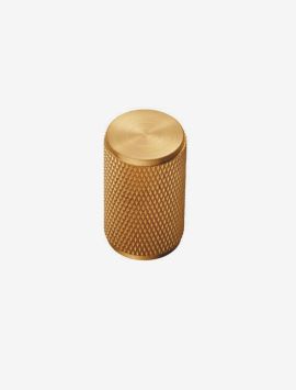 Knurled Knob - Satin Brass