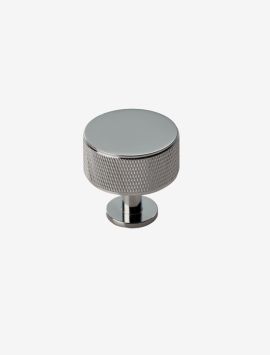 Knurled Radio Knob - Polished Chrome