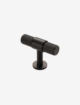 Lines T-Bar Knob - Matt Black