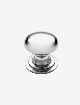 Victorian Knob - Polished Chrome