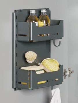 Libell Sesam mini shelf system in anthracite