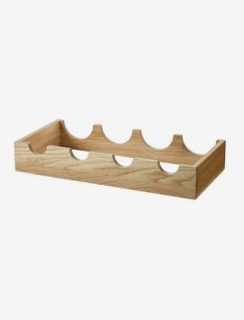 Wood-Line oak bottle rack